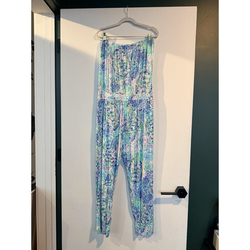 Lilly Pulitzer Keely Jumpsuit in Multi Shell Of A Party - Large - Picture 5 of 7